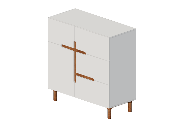 3D Schränke und Kommoden - Kommode aus lackiertem Holz -... 3D Schränke und Kommoden - Kommode aus lackiertem Holz -...
