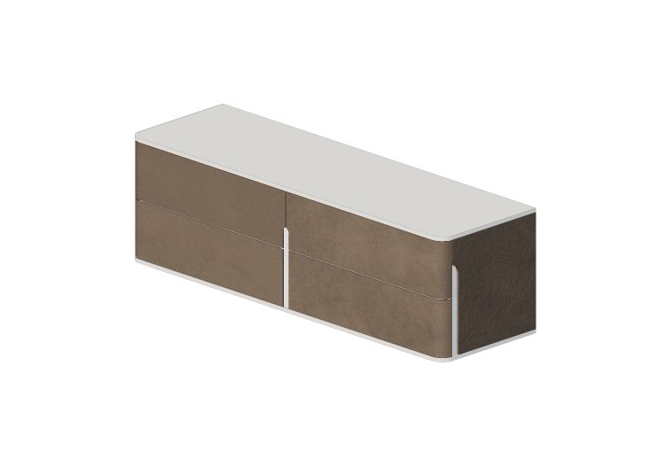 Armadi 3D - Cassettiera in pelle - Prima Linea - Coral -... Armadi 3D - Cassettiera in pelle - Prima Linea - Coral -...