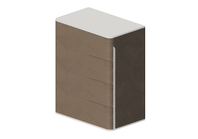 Armoires 3D - Commode en cuir - Prima Linea - Coral