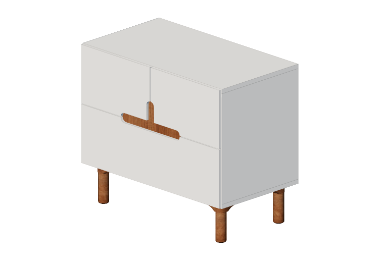 Armadi 3D - Mini comò in legno laccato - Prima Linea -... Armadi 3D - Mini comò in legno laccato - Prima Linea -...