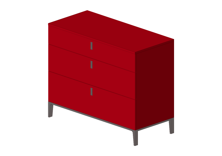 Armadi 3D - Comò in legno laccato - Prima Linea - Munique -... Armadi 3D - Comò in legno laccato - Prima Linea - Munique -...