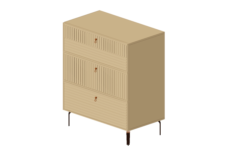 Armarios y Cómodas 3D - Cómoda de madera Lacada - Prima... Armarios y Cómodas 3D - Cómoda de madera Lacada - Prima...