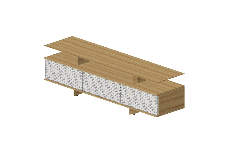 Muebles 3D - Aparador de madera - Prima Linea - Jean -... Muebles 3D - Aparador de madera - Prima Linea - Jean -...