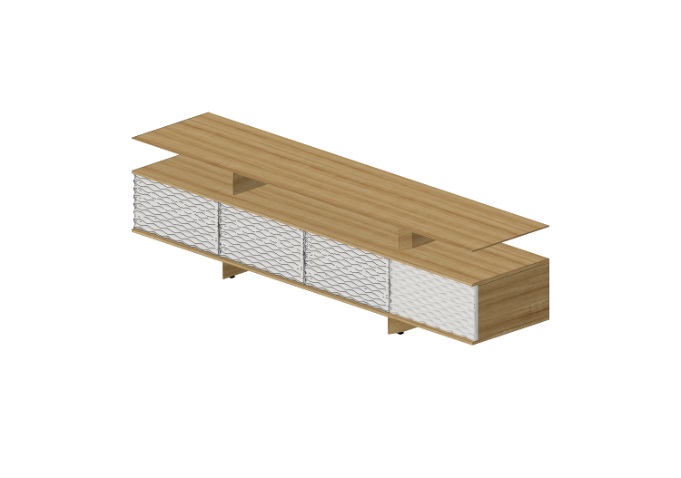 3D Möbel - Anrichte aus Holz - Prima Linea - Jean - Prima... 3D Möbel - Anrichte aus Holz - Prima Linea - Jean - Prima...