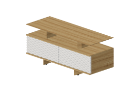 Mobili 3D - Madia in legno - Prima Linea - Jean