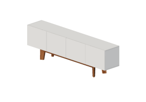 Mobili 3D - Buffet in legno laccato - Prima Linea - Alina
