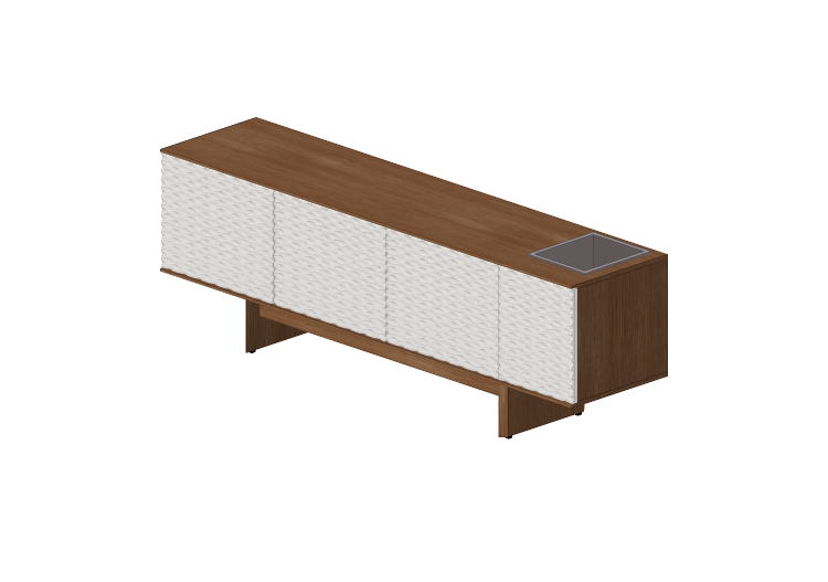 Muebles 3D - Buffet de madera - Prima Linea - Lucca - Prima... Muebles 3D - Buffet de madera - Prima Linea - Lucca - Prima...