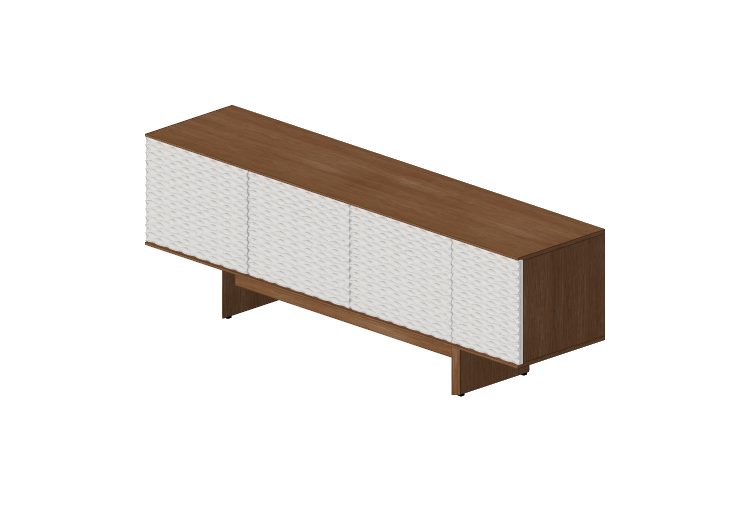 Muebles 3D - Buffet de madera - Prima Linea - Lucca - Prima... Muebles 3D - Buffet de madera - Prima Linea - Lucca - Prima...