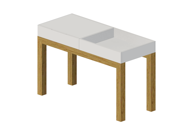 Muebles 3D - Aparador de madera lacada - Prima Linea -... Muebles 3D - Aparador de madera lacada - Prima Linea -...