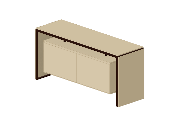 Muebles 3D - Buffet de madera lacada - Prima Linea - Aeron... Muebles 3D - Buffet de madera lacada - Prima Linea - Aeron...