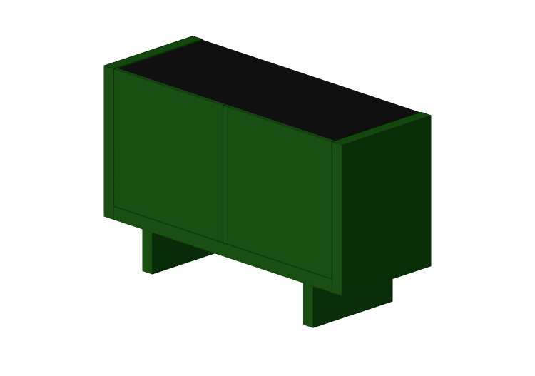 Meubles 3D - Buffet en bois laqué - Prima Linea - Bella -... Meubles 3D - Buffet en bois laqué - Prima Linea - Bella -...