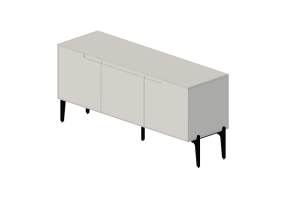 Muebles 3D - Buffet de madera lacada - Prima Linea - Munari