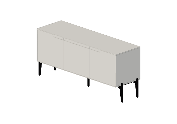 Meubles 3D - Buffet en bois laqué - Prima Linea - Munari -... Meubles 3D - Buffet en bois laqué - Prima Linea - Munari -...