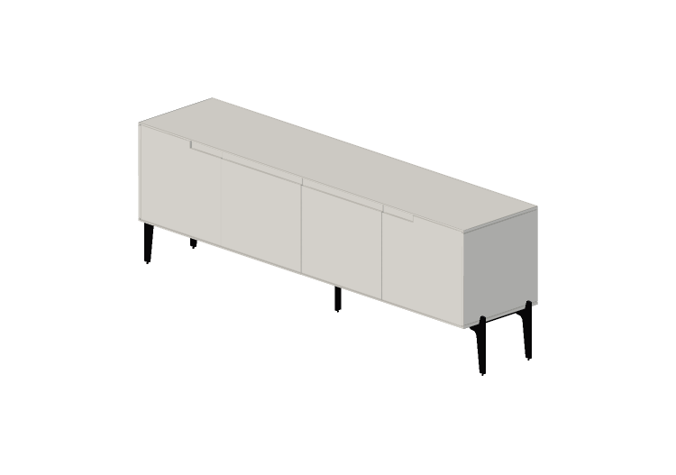 3D Möbel - Buffet aus lackiertem Holz - Prima Linea -... 3D Möbel - Buffet aus lackiertem Holz - Prima Linea -...