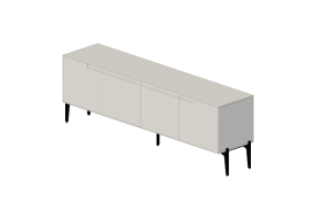 Meubles 3D - Buffet en bois laqué - Prima Linea - Munari