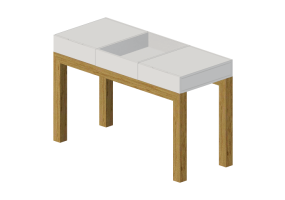Meubles 3D - Buffet en bois laqu&eacute; - Prima Linea - Viena