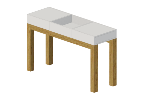 Mobili 3D - Credenza in legno laccato - Prima Linea - Viena