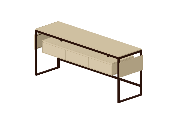 Muebles 3D - Aparador de madera lacada - Prima Linea -... Muebles 3D - Aparador de madera lacada - Prima Linea -...