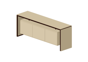 3D Furniture - Lacquered Wood Buffet - Prima Linea - Aeron