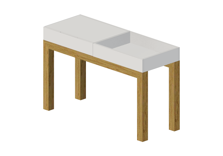 Meubles 3D - Buffet en bois laqué - Prima Linea - Viena -... Meubles 3D - Buffet en bois laqué - Prima Linea - Viena -...