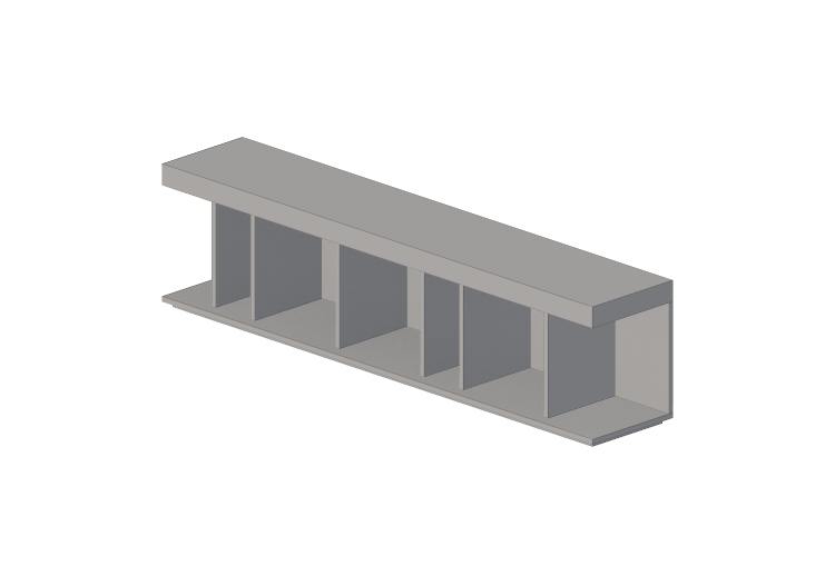 3D Zubehör - Regalboden aus lackiertem Holz - Prima Linea -... 3D Zubehör - Regalboden aus lackiertem Holz - Prima Linea -...