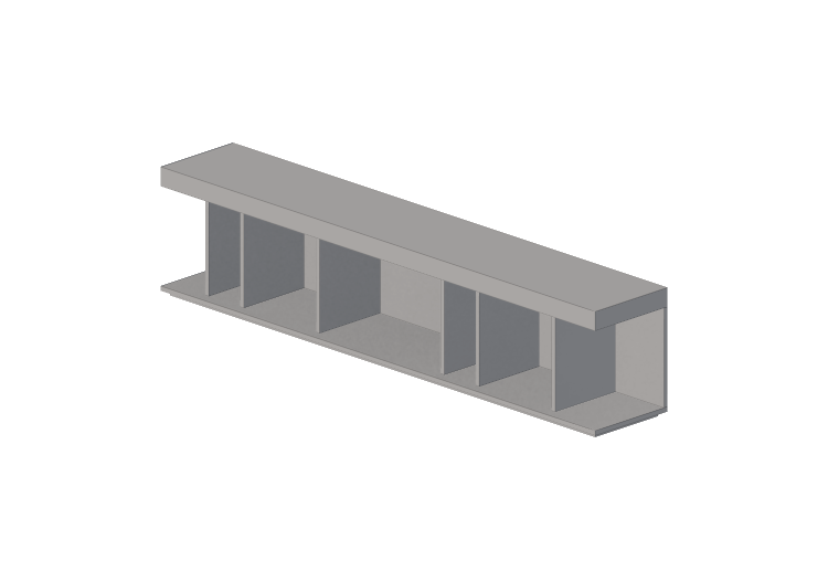 Accessori 3D - Mensola in legno laccato - Prima Linea -... Accessori 3D - Mensola in legno laccato - Prima Linea -...