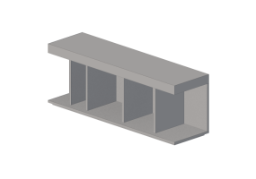 3D Accessories - Lacquered wood shelf - Prima Linea - Spin