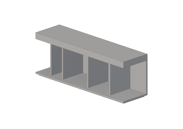 3D Zubehör - Regalboden aus lackiertem Holz - Prima Linea -... 3D Zubehör - Regalboden aus lackiertem Holz - Prima Linea -...