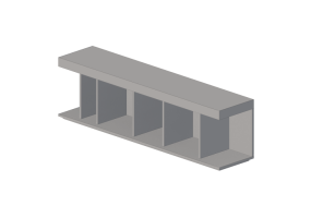 3D Accessories - Lacquered wood shelf - Prima Linea - Spin