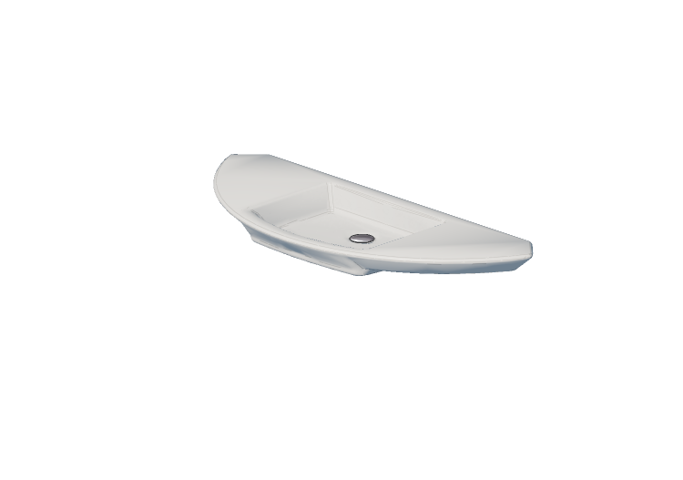 Lavabi 3D - Lavabo sospeso - Roca Meridian - Roca Lavabi 3D - Lavabo sospeso - Roca Meridian - Roca