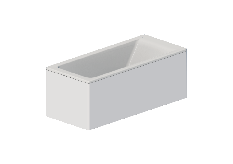 Bañeras de baño 3D - Bañera rectangular 170x75cm - Roca -... Bañeras de baño 3D - Bañera rectangular 170x75cm - Roca -...