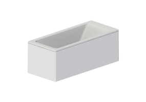 Vasche da bagno 3D - Vasca da bagno rettangolare 170x75cm - Roca - Easy