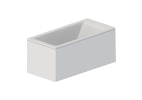 Ba&ntilde;eras de ba&ntilde;o 3D - Ba&ntilde;era rectangular 150x70cm - Roca - Easy