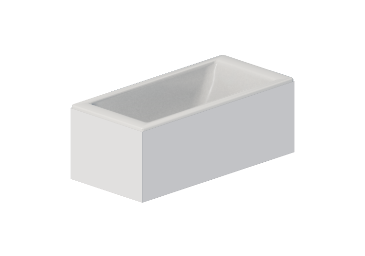 Bañeras de baño 3D - Bañera rectangular 170x80cm - Roca -... Bañeras de baño 3D - Bañera rectangular 170x80cm - Roca -...
