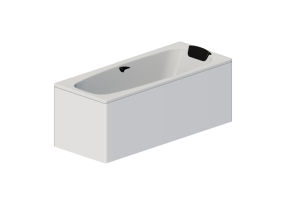3D Bathtubs - Rectangular bath 170x70cm - Roca - Sureste