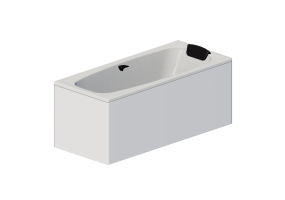 Vasche da bagno 3D - Vasca da bagno rettangolare 160x70cm - Roca - Sureste