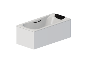 3D Bathtubs - Rectangular bath 170x80cm - Roca - BeCool