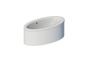 Ba&ntilde;eras de ba&ntilde;o 3D - Ba&ntilde;era oval 185x100cm - Roca - Georgia