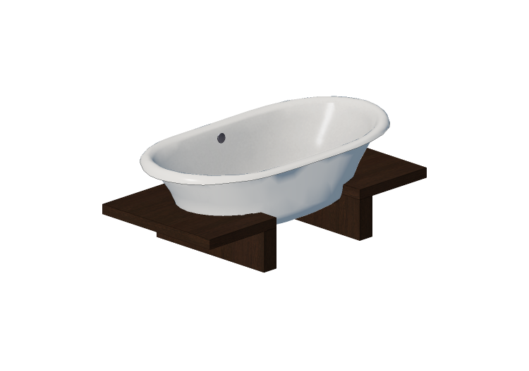 Baignoires 3D - Baignoire ovale 170x85cm - Roca - Woodline... Baignoires 3D - Baignoire ovale 170x85cm - Roca - Woodline...