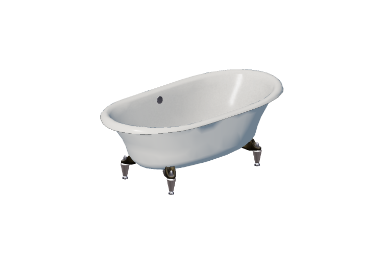 Banheiras 3D - Banheira oval 170x85cm - Roca - Newcast -... Banheiras 3D - Banheira oval 170x85cm - Roca - Newcast -...