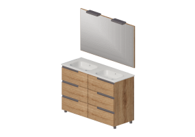 Mobili 3D - Mobile lavabo - Roca Victoria-N