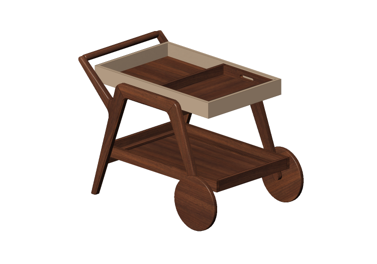 Tables 3D - Chariot en bois - Sala Bella - Macau - Sala... Tables 3D - Chariot en bois - Sala Bella - Macau - Sala...