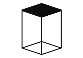 3D Tables - Laquered wood table - Sala Bella - Cube
