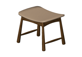 Chaises 3D - Tabouret bas en bois - Sala Bella - Lup
