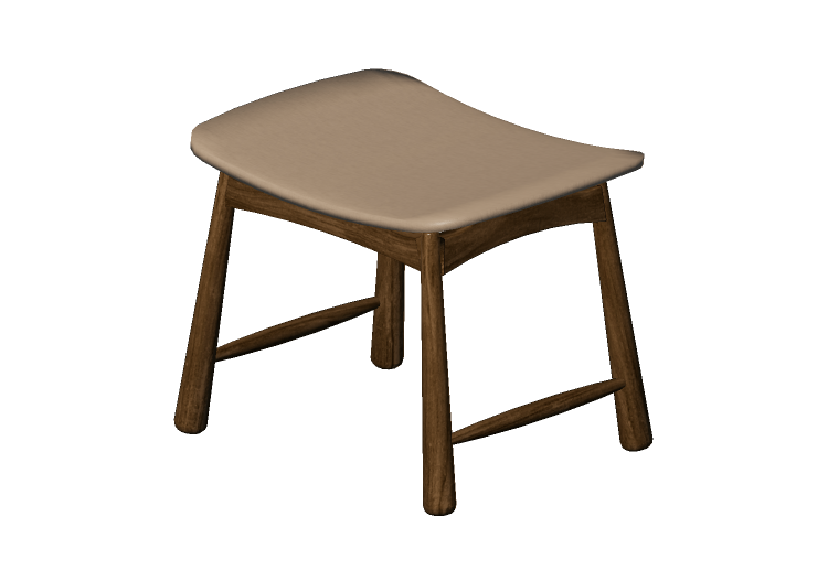 Sillas 3D - Taburete bajo de madera - Sala Bella - Lup -... Sillas 3D - Taburete bajo de madera - Sala Bella - Lup -...