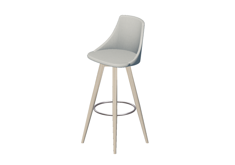 Chaises 3D - Tabouret en bois - Sala Bella - Tina - Sala... Chaises 3D - Tabouret en bois - Sala Bella - Tina - Sala...