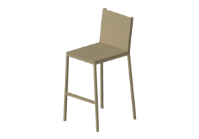 3D St&uuml;hle - Holzhocker lackiert - Sala Bella - Toy