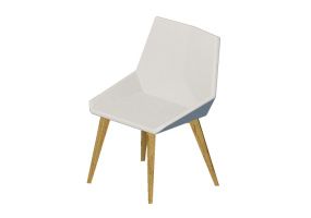 Sedie 3D - Sedia in legno - Sala Bella - Cubi