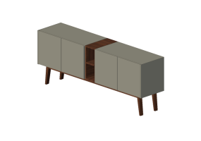 3D M&ouml;bel - Holzschrank - Sala Bella - JK