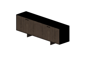3D Furniture - Wooden cabinet - Sala Bella - Angaro